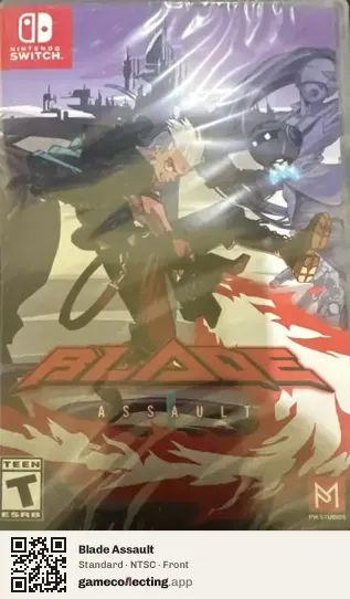 Blade Assault Nintendo Switch, NTSC box front