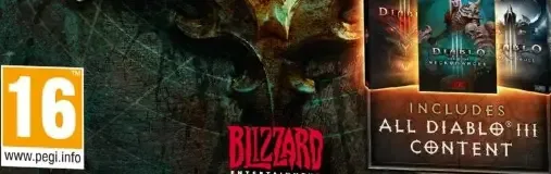 Diablo III: Eternal Collection, the PEGI square on its front