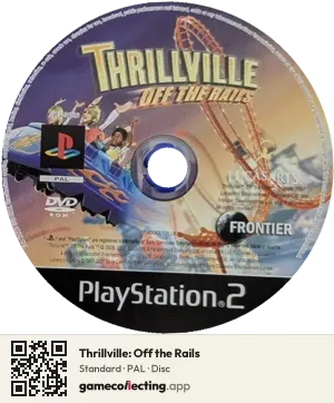 Thrillville: Off the Rails PlayStation 2, PAL disc