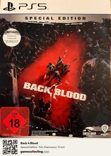 Back 4 Blood PlayStation 5, Germany box front