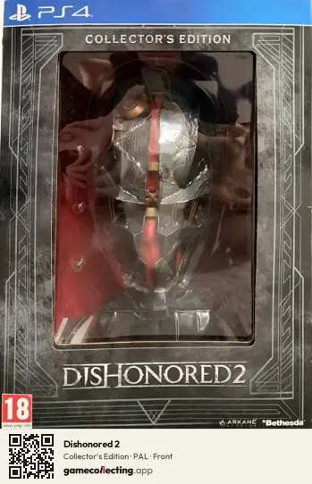 Dishonored 2 PlayStation 4, PAL box front