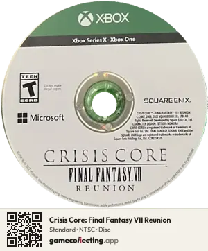 Crisis Core: Final Fantasy VII Reunion Xbox Series X, NTSC disc