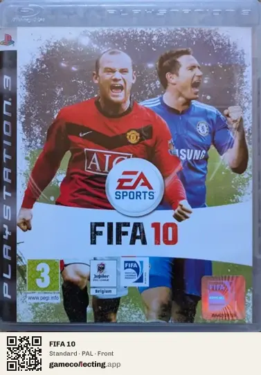 FIFA 10 PlayStation 3, PAL box front