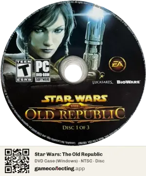 Star Wars: The Old Republic Computer, NTSC disc