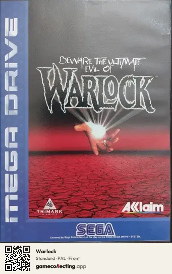 Warlock Sega Mega Drive / Genesis, PAL box front