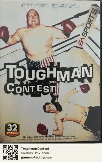 Toughman Contest Sega Mega Drive / Genesis, PAL box front