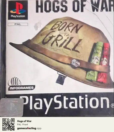 Hogs of War PlayStation, PAL box front