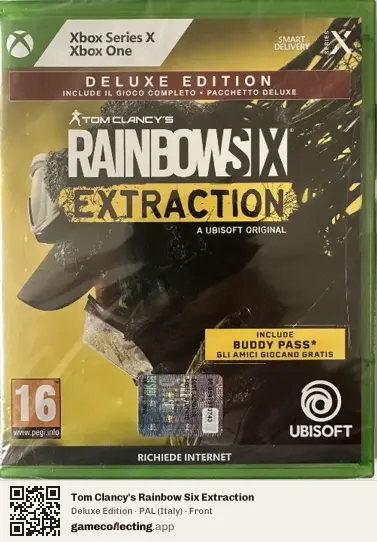 Tom Clancy's Rainbow Six Extraction Xbox Series X, Italy box front