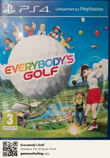 Everybody's Golf PlayStation 4, France box front