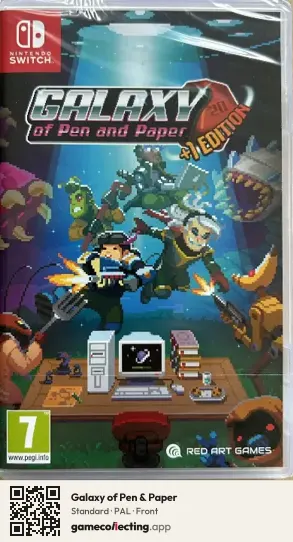 Galaxy of Pen & Paper Nintendo Switch, PAL box front