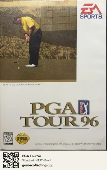 PGA Tour 96 Sega Mega Drive / Genesis, NTSC box front