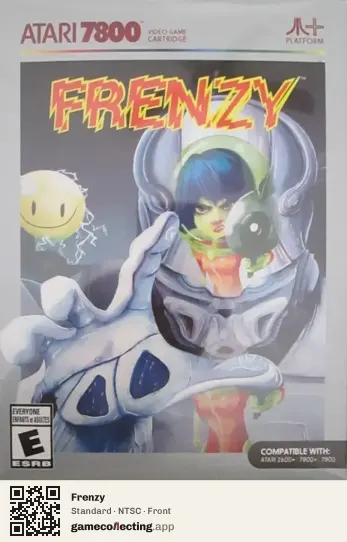 Frenzy Atari 7800, NTSC box front