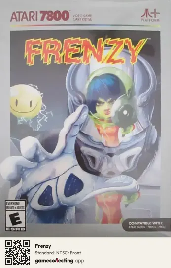 Frenzy Atari 7800, NTSC box front