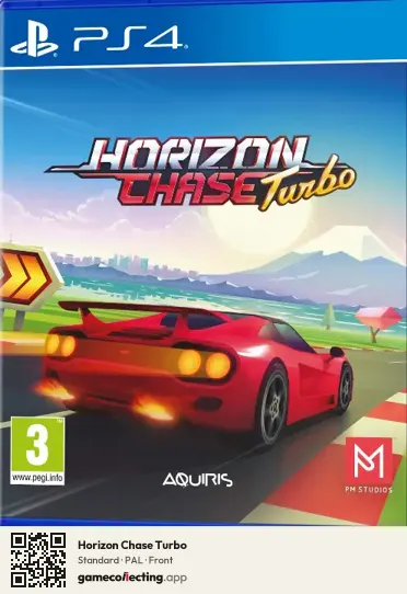 Horizon Chase Turbo PlayStation 4, PAL box front