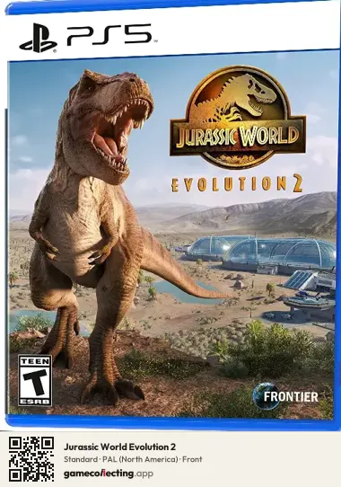Jurassic World Evolution 2 PlayStation 5, North America box front