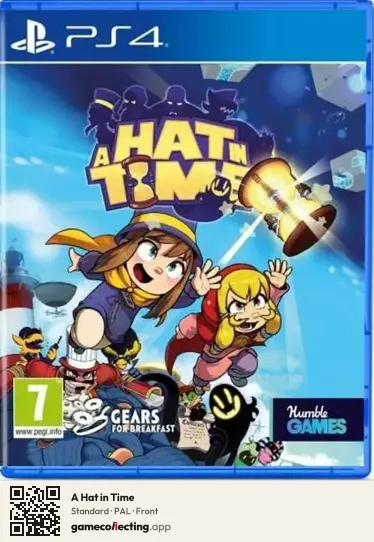 A Hat in Time PlayStation 4, PAL box front