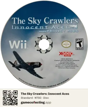 The Sky Crawlers: Innocent Aces Nintendo Wii, NTSC disc