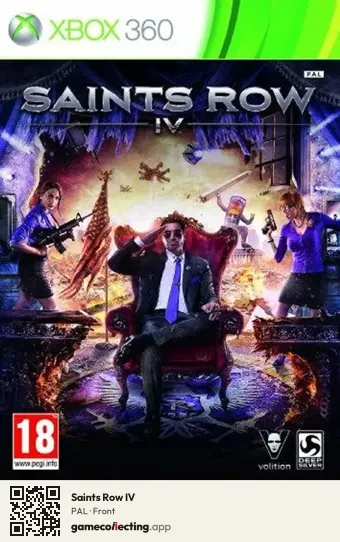 Saints Row IV Xbox 360, PAL box front