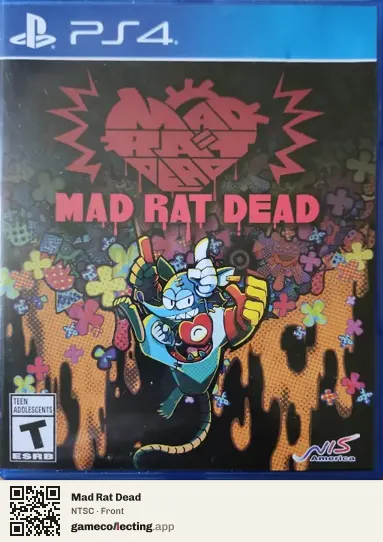 Mad Rat Dead PlayStation 4, NTSC box front