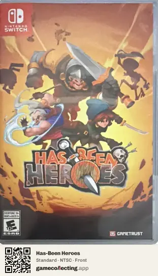 Has-Been Heroes Nintendo Switch, NTSC box front