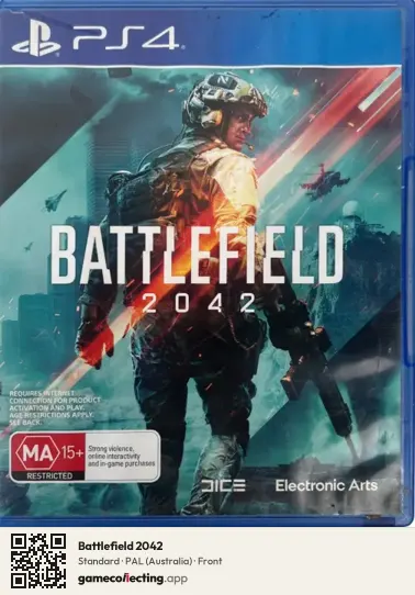 Battlefield 2042 PlayStation 4, Australia box front
