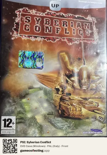 PSI: Syberian Conflict Computer, Italy box front