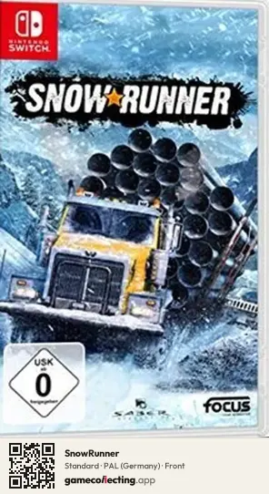 SnowRunner Nintendo Switch, Germany box front
