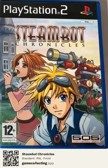 Steambot Chronicles PlayStation 2, PAL box front