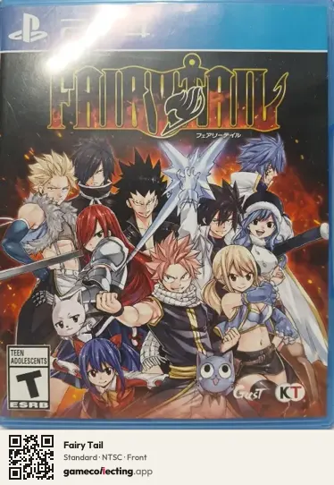 Fairy Tail PlayStation 4, NTSC box front