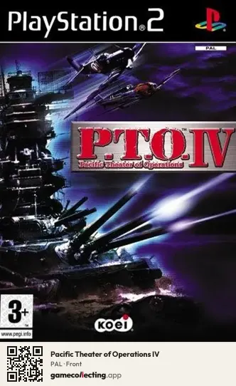 Pacific Theater of Operations IV PlayStation 2, PAL box front