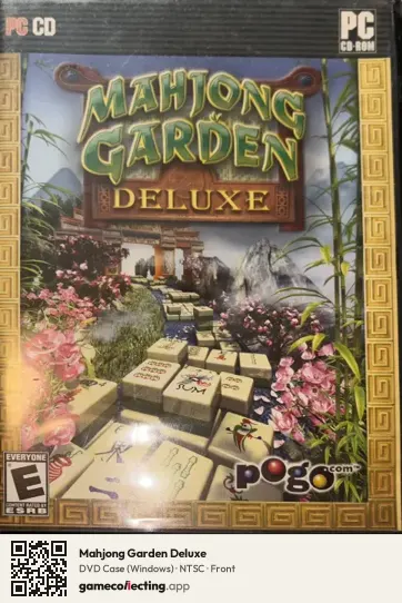 Mahjong Garden Deluxe Computer, NTSC box front
