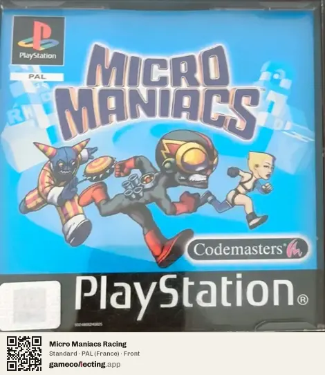 Micro Maniacs Racing PlayStation, France box front