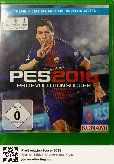 Pro Evolution Soccer 2018 Xbox One, Germany box front