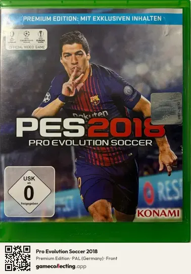 Pro Evolution Soccer 2018 Xbox One, Germany box front