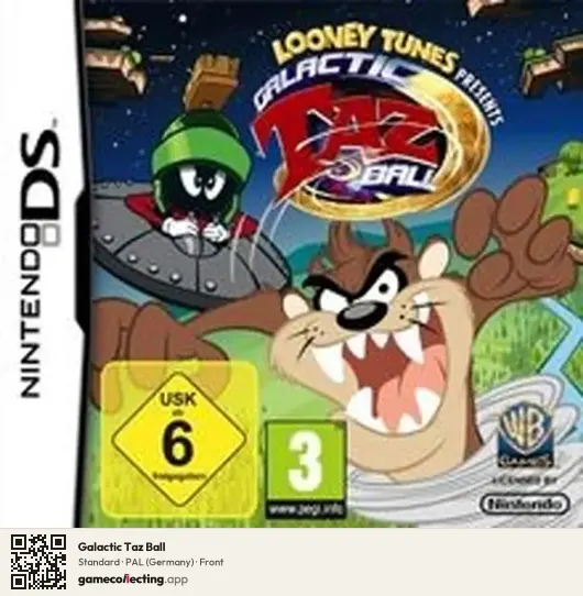 Galactic Taz Ball Nintendo DS, Germany box front