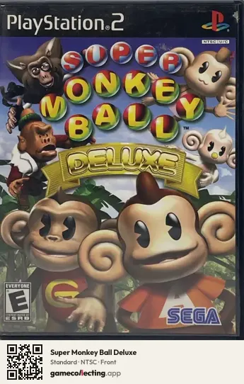 Super Monkey Ball Deluxe PlayStation 2, NTSC box front