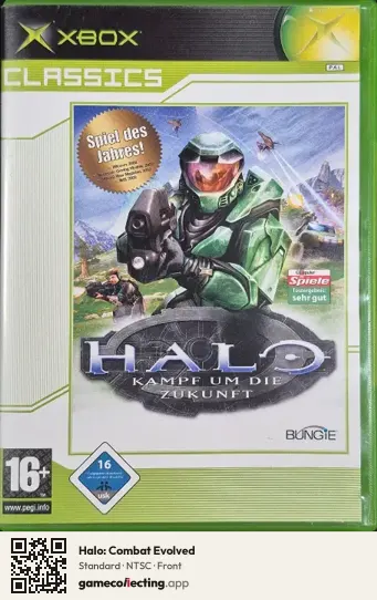 Halo: Combat Evolved Xbox, NTSC box front