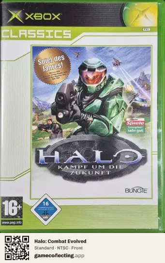 Halo: Combat Evolved Xbox, NTSC box front