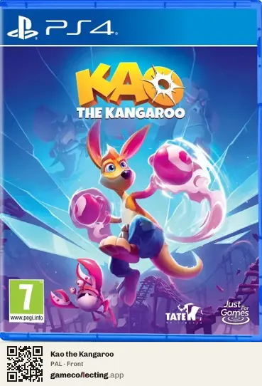 Kao the Kangaroo PlayStation 4, PAL box front