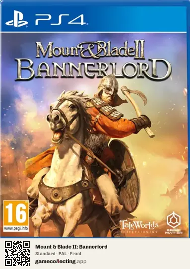 Mount & Blade II: Bannerlord PlayStation 4, PAL box front