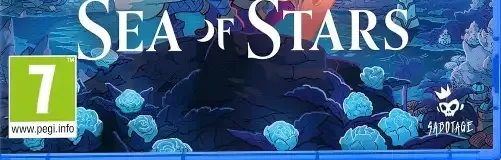 Sea of Stars, the PEGI square on its front
