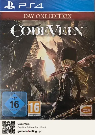 Code Vein PlayStation 4, PAL box front