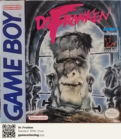 Dr. Franken Game Boy, NTSC box front