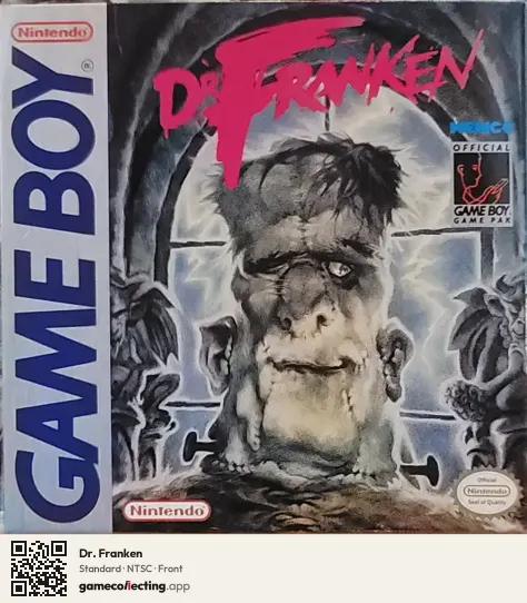 Dr. Franken Game Boy, NTSC box front