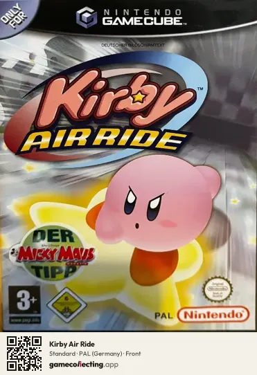 Kirby Air Ride Nintendo GameCube, Germany box front