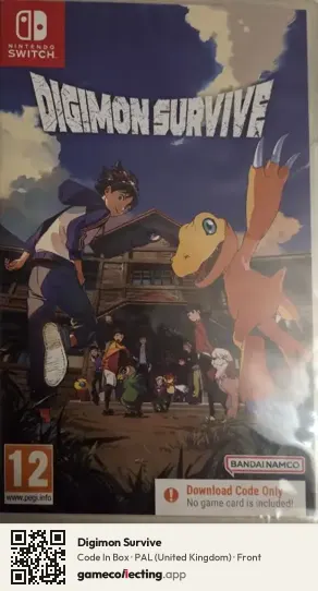 Digimon Survive Nintendo Switch, United Kingdom box front