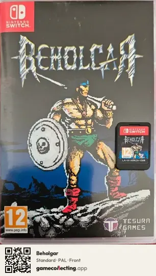 Beholgar Nintendo Switch, PAL box front