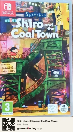 Shin chan: Shiro and the Coal Town Nintendo Switch, PAL box front