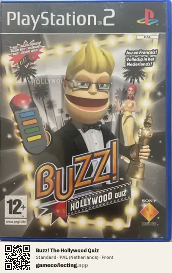 Buzz! The Hollywood Quiz PlayStation 2, Netherlands box front