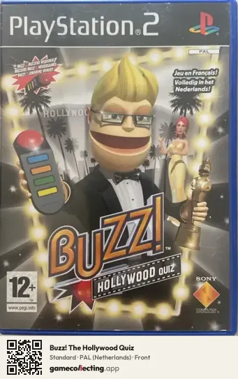 Buzz! The Hollywood Quiz PlayStation 2, Netherlands box front